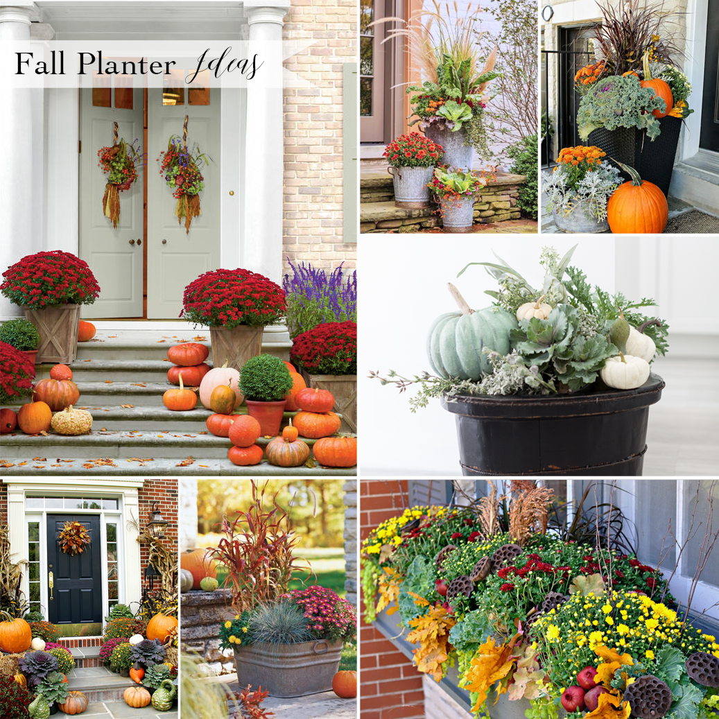 Beautiful Fall Planter Ideas for Your Porch