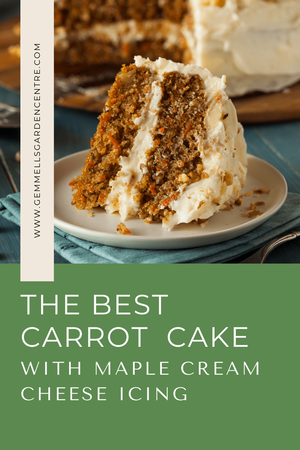 Best Carrot Cake with Maple Cream Cheese Icing