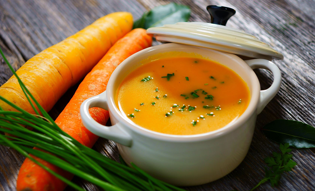 Roasted carrot Ginger Soup