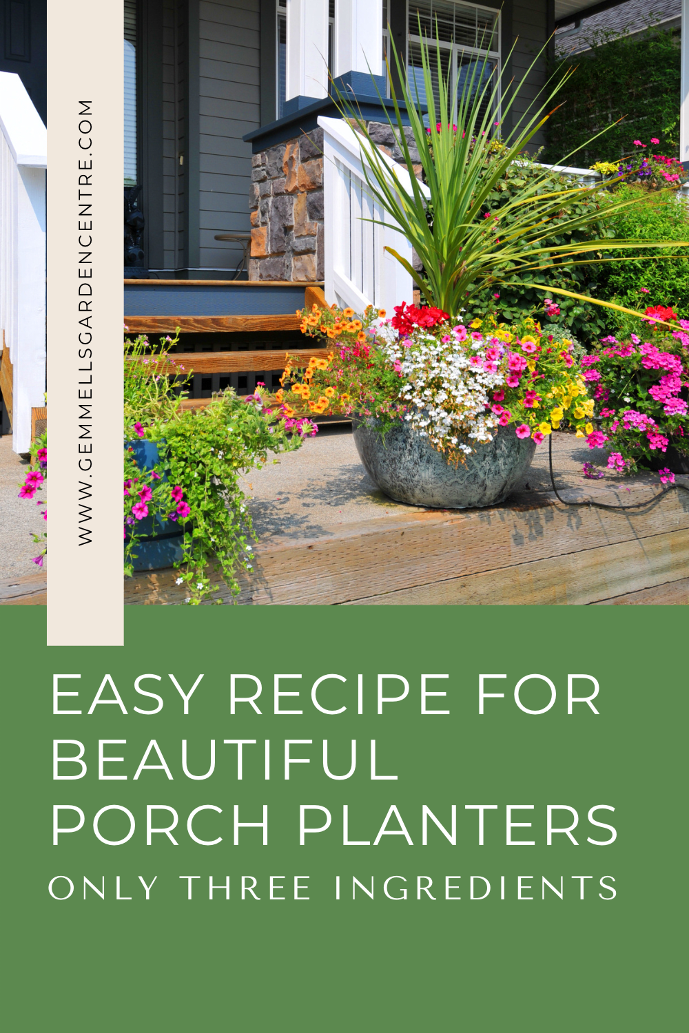 Easy Three Ingredient Beautiful Container Planting Recipe